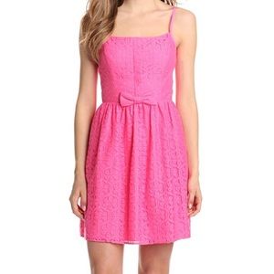 Lilly Pulitzer Antonia Dress in Fiesta Pink Daisy